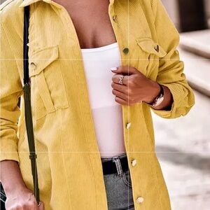 New button down corduroy top